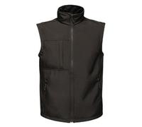 Regatta Mens Octagon II Printable Soft Shell Bodywarmer (Black/Black) - Size 2XL