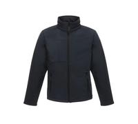 Regatta Mens Octagon II Soft Shell Jacket - Navy/Seal Grey - L - Navy/Seal Grey - 100% Mixed