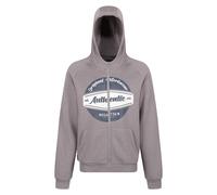 Regatta Mens Orginal Full Zip Hoodie (Rock Grey Marl) - Size Small