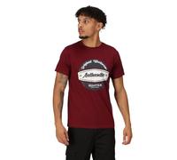 Regatta Mens Original Cotton T Shirt, Lightweight & Breathable Base Layer - Perfect Outdoors & Lounging Burgundy