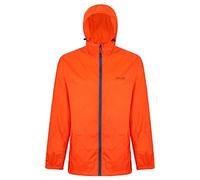 Regatta Men's Pack It Iii Jackets Waterproof Shell, Rusty Orange, XS