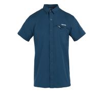 Regatta Mens Packaway Short-Sleeved Travel Shirt - Moonlight Denim - XL - Moonlight Denim