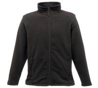 Regatta Mens Plain Micro Fleece Full Zip Jacket (Layer Lite) (Black) - Size Small