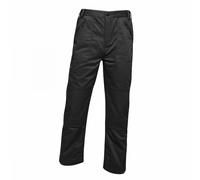 Regatta Mens Pro Action Waterproof Trousers - Long (34in) - Black - Size 38 (Waist)