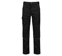 Regatta Men's Pro Cargo Trousers TRJ500 Multi-Pocket Black 36" 30"
