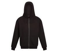 Regatta Professional Mens Full Zip Hoodie - Black - Black - L - 65% Polyester/35% Cotton