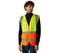 Regatta Mens Pro Hi-Vis Executive Vest - Yellow/Orange - S