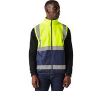 Regatta Mens Pro Hi-Vis Full Zip Gilet - Yellow/Navy - M