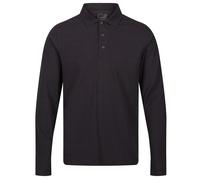 Regatta Professional Mens Long-Sleeved Polo Shirt - Seal Grey - S - Seal Grey