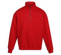 Regatta Mens Pro Quarter Zip Sweatshirt (Classic Red) - Size Large