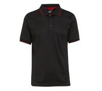Regatta Professional Mens Navigate Short Sleeved Polo Shirts Black/Grey