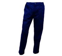 Regatta Men's Professional Pro Action Hardwearing Water Repellent Multi Pocket Trousers Navy