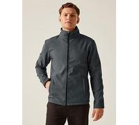 Regatta Mens Professional Workwear Ablaze Printable Softshell Jacket- Grey, Grey, Size 2Xl, Men Grey