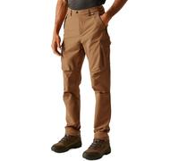 Regatta Men's Questra Durable Water-Repellent Cargo Trousers in Brown | Size: 38R Regatta Brown 38R
