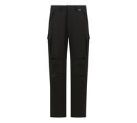 Regatta Mens Questra Cargo Trousers - Black - Black - 33R - 100% Recycled Polyester