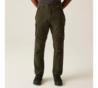 Regatta Men's Questra Durable Water-Repellent Cargo Trousers in Green | Size: 38R Regatta Green 38R