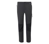 Regatta Mens Questra V Hiking Trousers - Ash/Black - Ash/Black - 40R - 100% Mixed