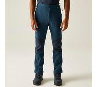 Regatta Mens Questra V Walking Trousers Water Repellent Stretch Winter Hiking Blue