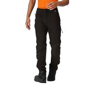 Regatta Mens Questra V Walking Trousers Water Repellent Hiking Stretch Winter Black