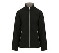 Regatta Men's Softshell Jacket Ascender - Fleece-Lined - Black/Mineral Grey
