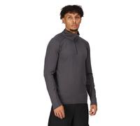 Regatta Grey Men's Stretch Midlayer Half-zip Top #TRS240