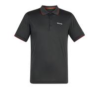 Regatta Mens Remex II Jersey Polo Shirt (Ash/Rusty Orange) - Light Grey - Size 4XL