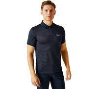 Regatta Mens Remex II Jersey Quick Dry Short Sleeve Polo Shirt Top - Navy