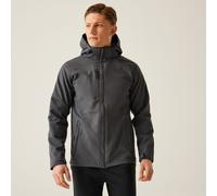 Regatta Men's 'Repeller' Hooded Softshell Jacket in Grey | Size: 3XL Regatta Grey 3XL