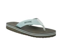 Regatta Mens Rico Flip Flops - Dark Khaki/Glacier Green - Dark Khaki/Glacier Green - 8 UK