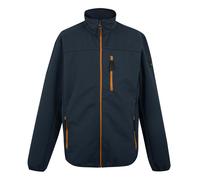 Regatta Mens Romain Waterproof Jacket - Navy/Fox - M - Navy/Fox - 98% Recycled Polyester/2% Elastane