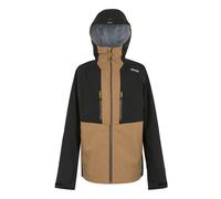 Regatta Mens Sacramento 3 in 1 Waterproof Jacket - Nut Brown/Black - Nut Brown/Black - S