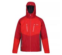 Regatta Mens Sacramento VIII Waterproof Jacket (Dark Red/Chinese Red) - Size 3XL