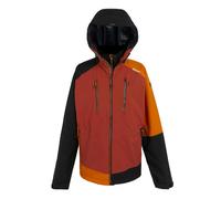 Regatta Mens Sacramento X 3 in 1 Jacket - Red Ochre/Black - Red Ochre/Black - S - 100% Mixed