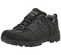 Regatta Mens Samarid II Low Walking Shoes - Black/Granite - 7 UK
