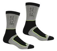 Regatta Mens Samaris 2 Season Two Pack Quickdrying Walking Socks - Steel