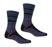 Regatta Mens Samaris 3 Season Hiking Socks 2 Pack Walking Reinforced Cushioned
