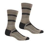 Regatta Men's Samaris 3 Season Socks, Pack of 2 in Cream, Size 9-12, Polyester | Charlies