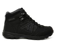 Regatta Mens Samaris II Mid Walkig Boots-Black / Granite-11 Black / Granite