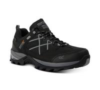 Regatta Mens Samaris III Low Walking Shoes with Performance Threads & Shock Absorbing Heel, Waterproof & Breathable - Perfect for Outdoors, Hikin, Climbing & Mountaineering Black