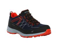 Regatta Mens Samaris Lite II Low Walking Boots - Moonlight Denim/Orange - 7 UK - Moonlight Denim/Orange - 60% Polyamide/40% Polyurathane