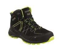 Regatta Mens Samaris Lite Walking Boots (Black/Lime Punch) - Size UK 7