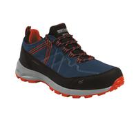 Regatta Mens Samaris Lite Walking Shoes (Moonlight Denim/Orange) - Navy/Blue - Size UK 6.5