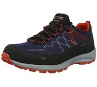 Regatta Mens Samaris Low Waterproof Walking Shoes Moon lt Dn/Orange 8 UK
