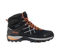 Regatta Mens Samaris Pro II Suede Walking Boots (Ash/Blaze Orange) - Grey - Size UK 8