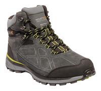 Regatta Mens Samaris Suede Hiking Boots - Briar/Lime Green - UK Size 10 - Briar/Lime Green