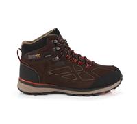 Regatta Mens Samars Suede Waterproof Trekking Boots Peat/BrtSalm 11