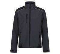 (M, Seal Grey/Black) Regatta Mens Sandstorm Workwear Softshell Jacket
