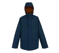 Regatta Mens Savon Insulated Waterproof Jacket - Navy Blue/Glazed Ginger - S - Navy Blue/Glazed Ginger