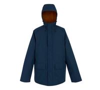 Regatta Mens Savon Insulated Waterproof Jacket (Navy Blue/Glazed Ginger) - Size 2XL