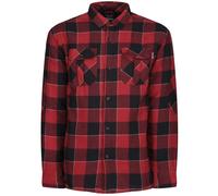 Regatta Professional Mens Checked Padded Shirt Red (S)